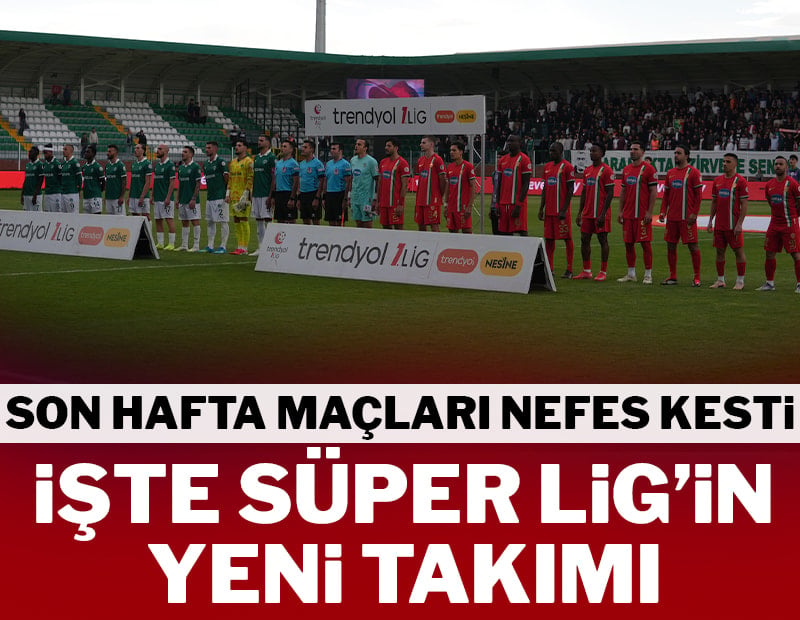 Amedspor Süper Lig'e yükseldi