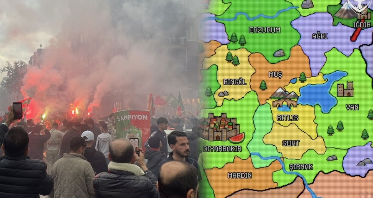 Amedspor'a tebriği geri çektiler: Harita paylaşımı kriz çıkardı