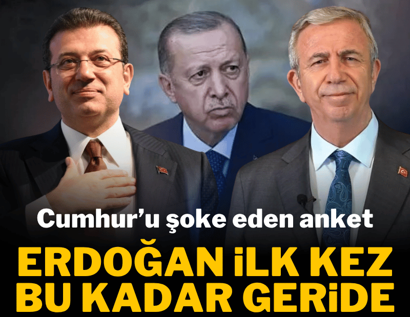 Son anket sonuçları Cumhur İttifakı'nı üzecek! İmamoğlu ve Yavaş'tan Erdoğan'a büyük fark