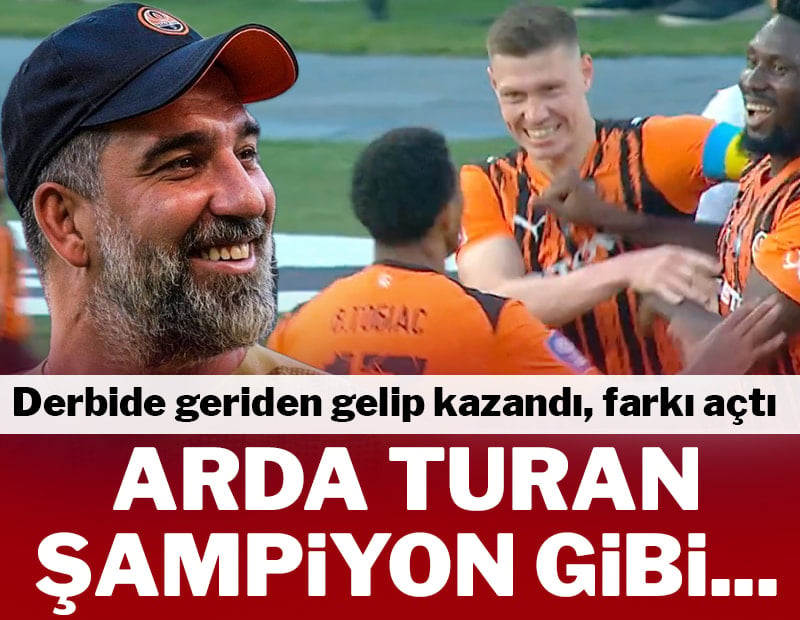 Arda Turan'ın takımı Shakhtar Donetsk şampiyon gibi