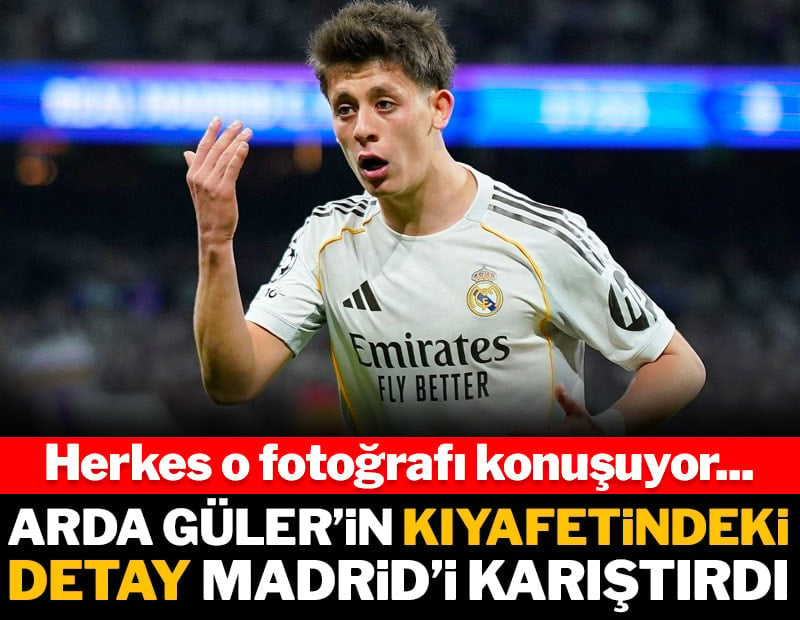 Arda Güler'in fotoğrafındaki detay Real Madrid'i karıştırdı