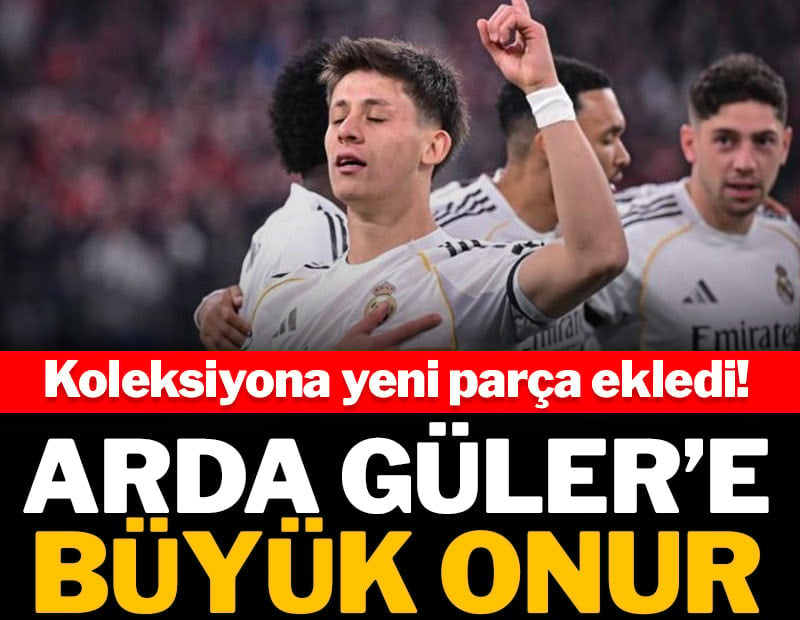 Arda Güler'e büyük onur: Bir ödül daha aldı