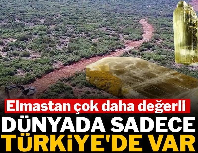 Elmastan çok daha değerli: Dünyada sadece Türkiye'de var