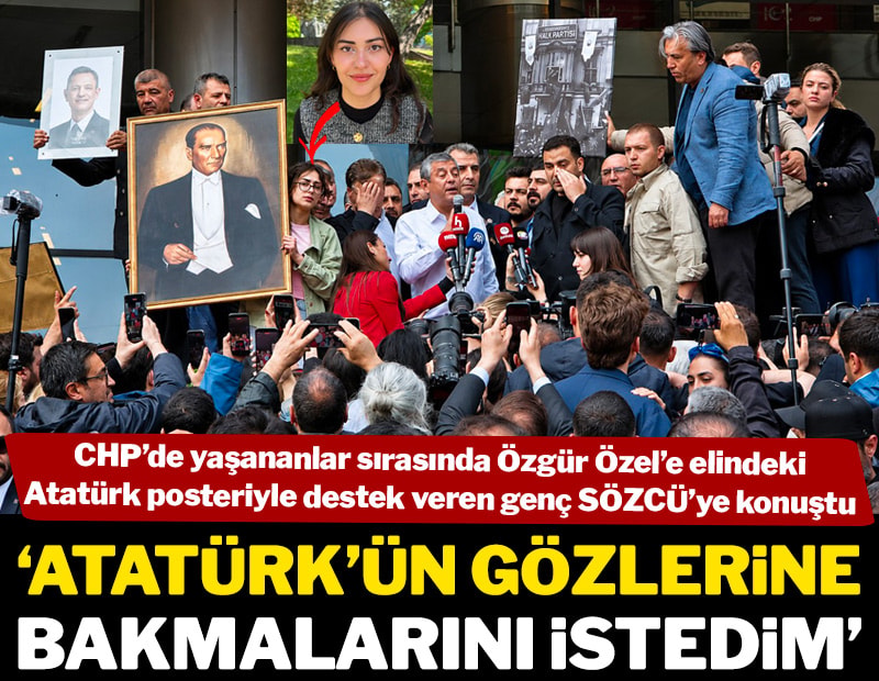 ‘Atatürk’ün gözlerine bakmalarını istedim’