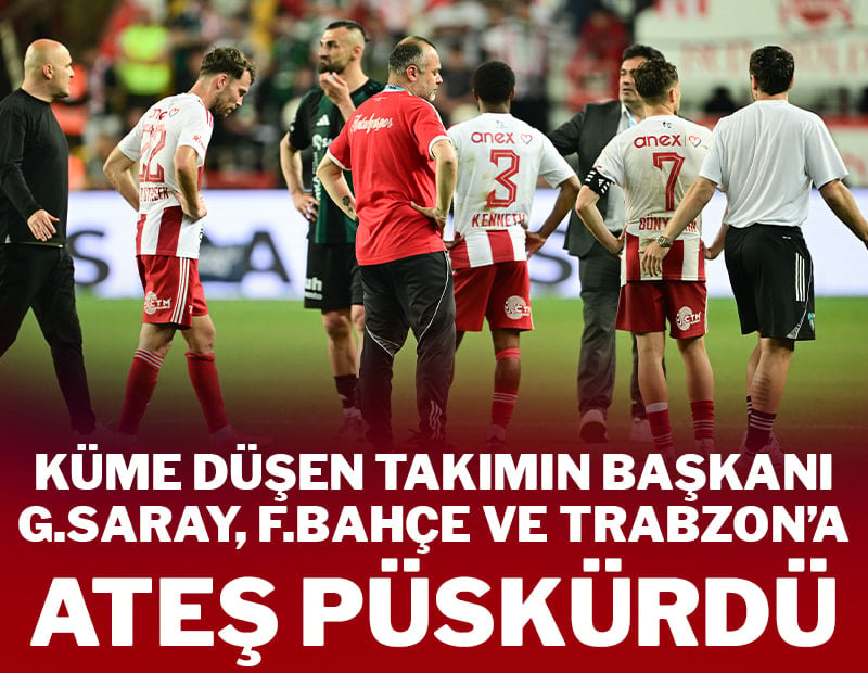 Dramatik şekilde küme düşmüştü! Antalya başkanından sert sözler