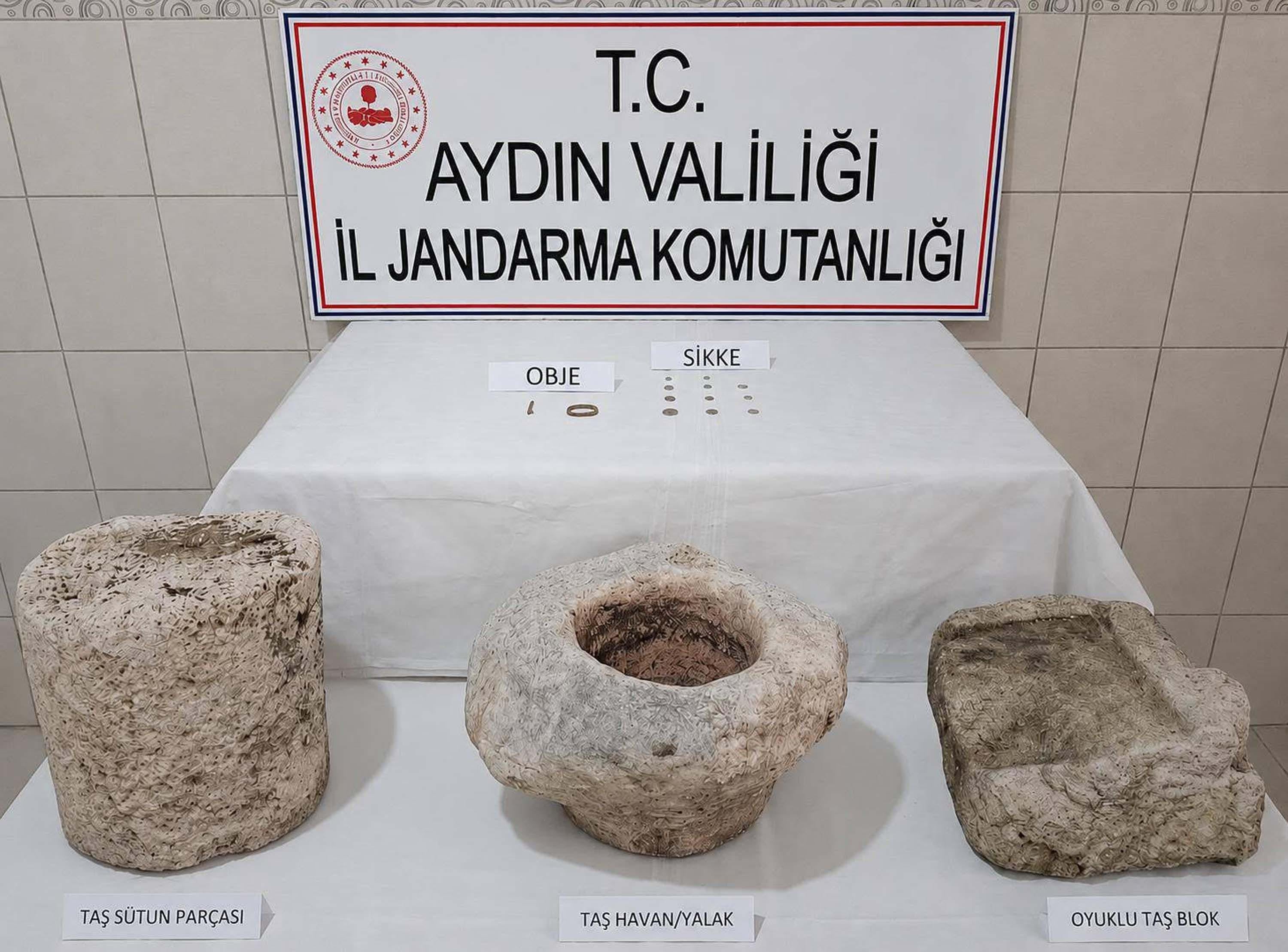Aydın'da 'tarihi eser' operasyonu; 1 gözaltı