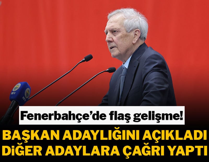 Aziz Yıldırım resmen açıkladı! Diğer adaylara çağrı yaptı
