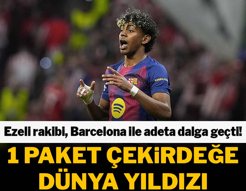 1 paket çekirdeğe dünya yıldızı! Barcelona ile adeta dalga geçtiler