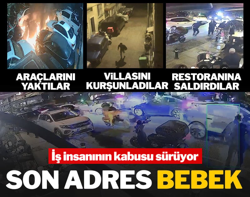 Araçları yakılıp villası kurşunlanan iş insanının bu kez Bebek'teki restoranına saldırdılar