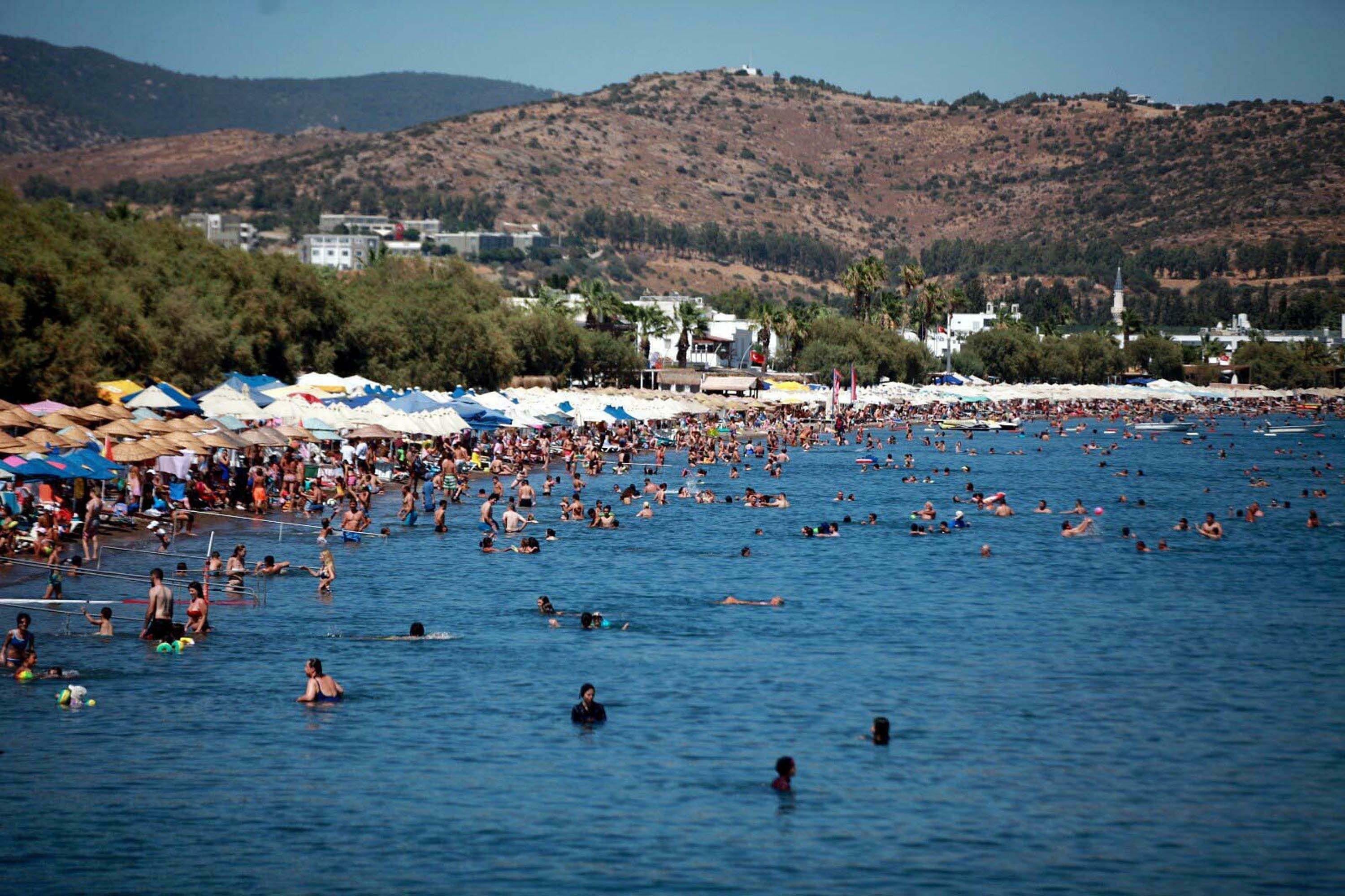 Bodrum'da özel plajlarda harcama limitleri 2 bin TL'den başlıyor