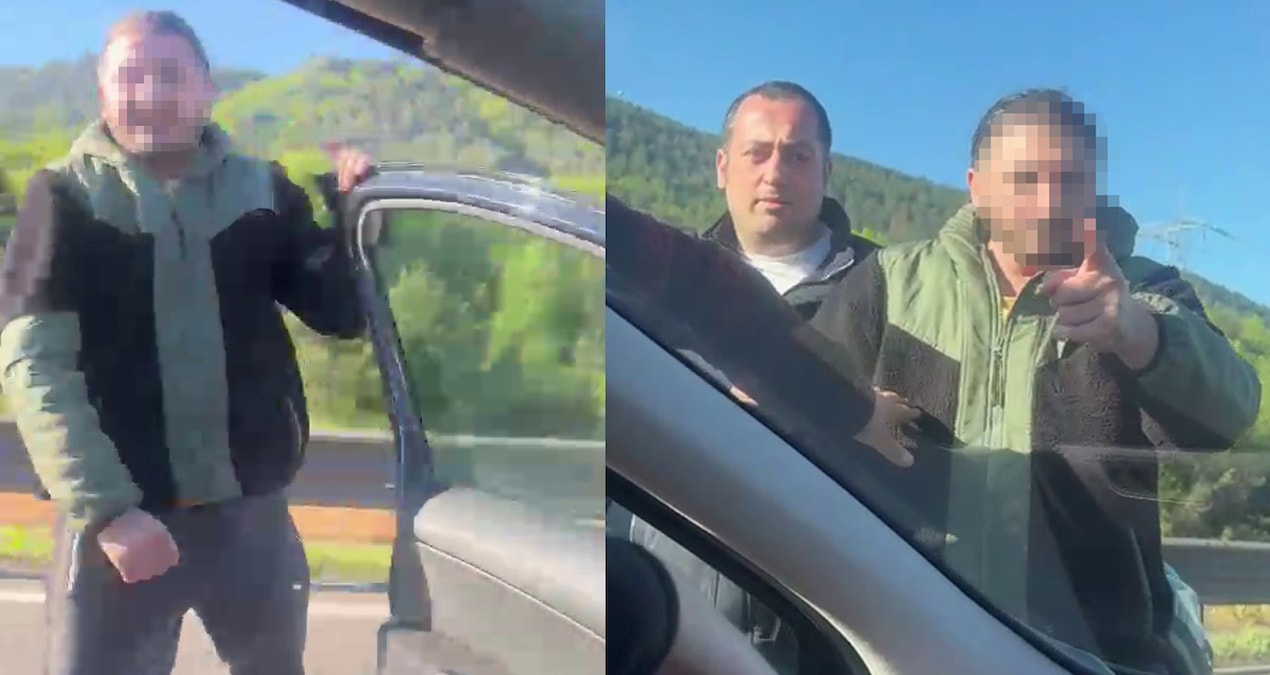 Bayram dönüşü kabus yaşattı! Tartıştığı sürücünün boğazını sıkıp yumrukladı