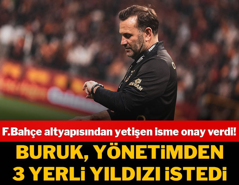 Galatasaray'dan yerli hamlesi! Okan Buruk 3 isme onay verdi