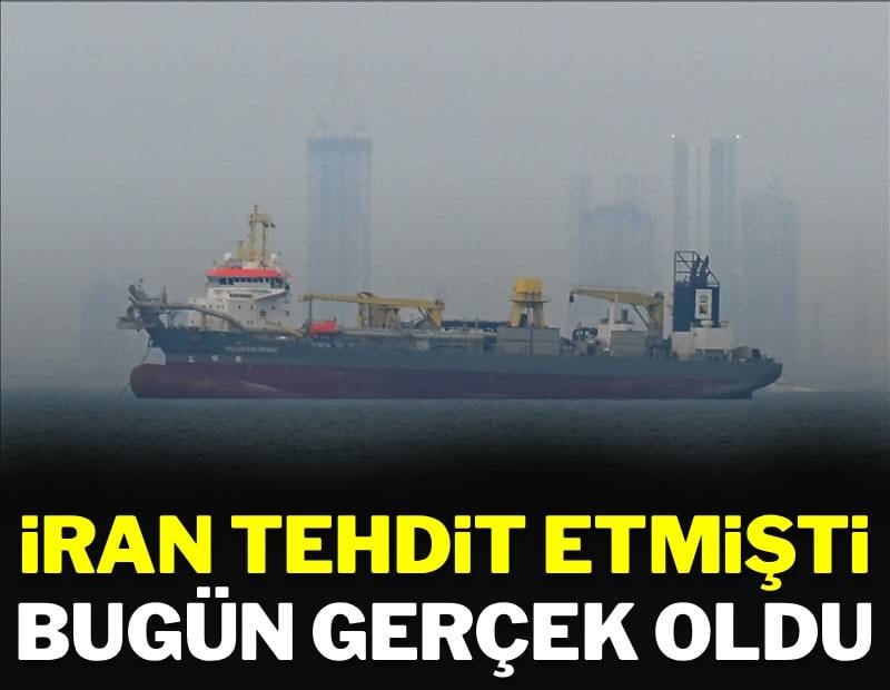 İran tehdit etmişti bugün gerçek oldu!