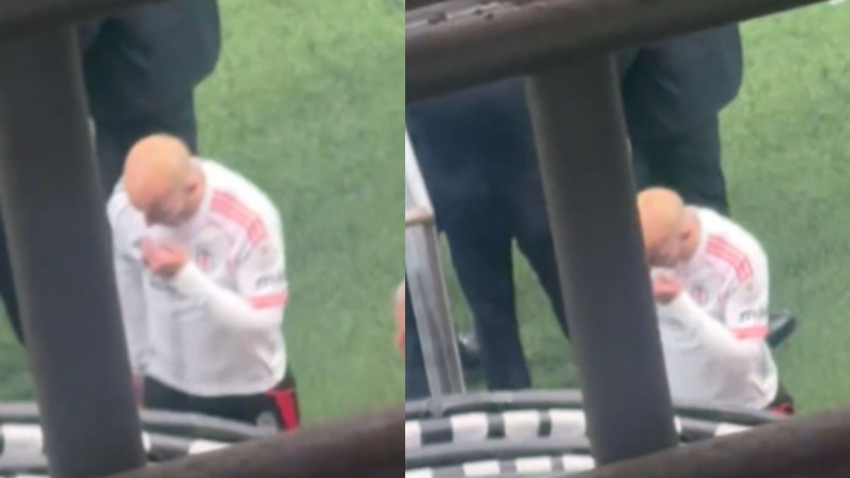 Beşiktaşlı yıldız oyundan alındı ağladı