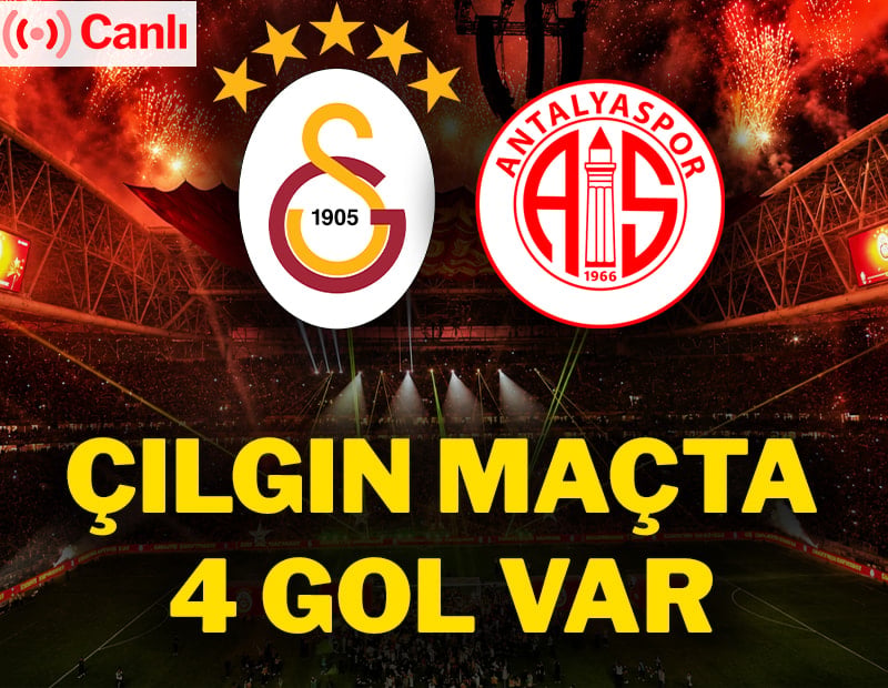 Canlı | Galatasaray-Antalyaspor maçı canlı yayın (Süper Lig 33. Hafta)