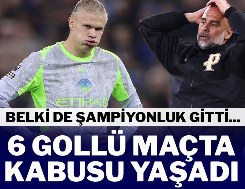 Manchester City'e Everton çelmesi! Zirve yarışında ağır darbe