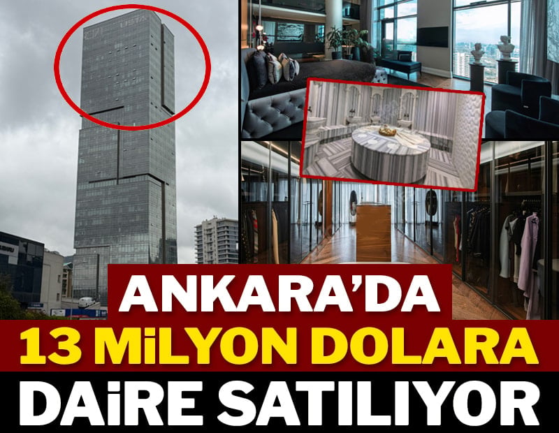 Çukurambar penthouse tam 13 milyon dolar
