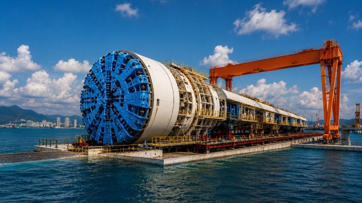 4 yıldır durmaksızın denizin altını kazıyorlar: 113 metre derinlikte dev mühendislik mücadelesi