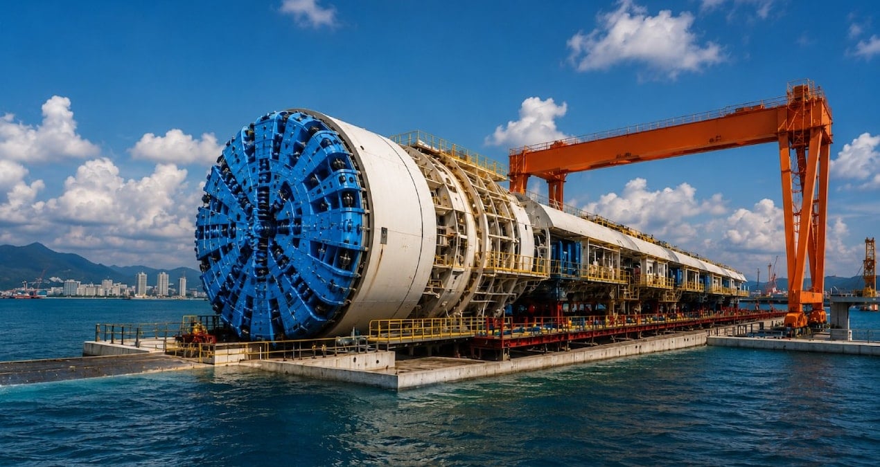 4 yıldır durmaksızın denizin altını kazıyorlar: 113 metre derinlikte dev mühendislik mücadelesi