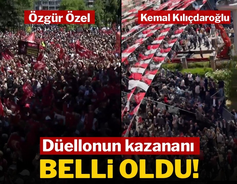 Ankara'da 2 CHP mitinginden hangisi daha kalabalık oldu?