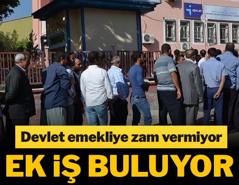 50 yaş üstü İşkur'un kapısında
