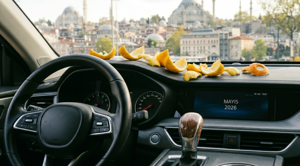 Sürücülere Mayıs ayında arabalarına limon kabuğu koyun çağrısı yapıldı