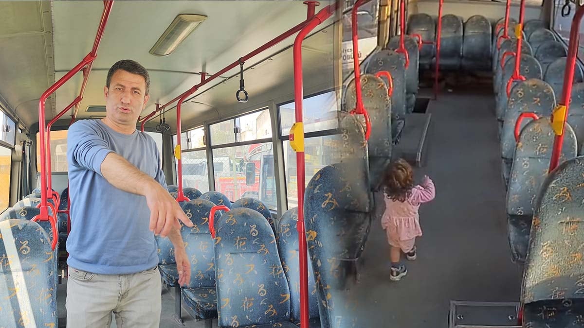 Emekleyerek otobüse binmişti! Şoför o anları anlattı