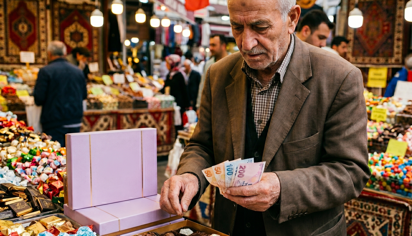 Bayramın simgesi lüks oldu: İkramiye ile sadece 3 kilo alınıyor