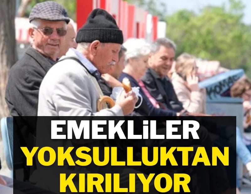 Emekliler yoksulluktan kırılıyor
