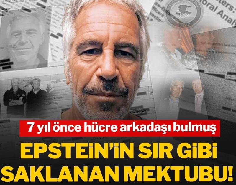 Epstein’in sır gibi saklanan mektubu!  7 yıl önce hücre arkadaşı bulmuş