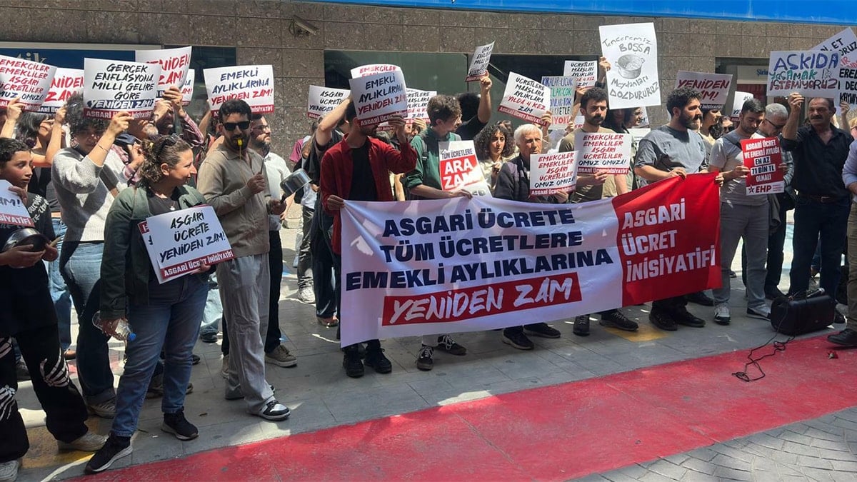 Tencere tavalı asgari ücret ve emekli maaşı eylemi