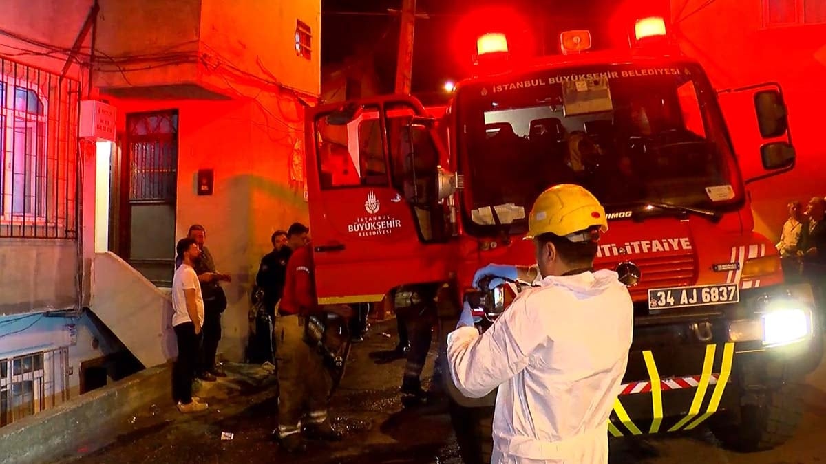 Eyüpsultan’da yangın: 2’si çocuk 4 ağır yaralı