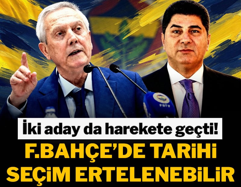 Fenerbahçe'de seçim ertelenebilir! Adaylar harekete geçti