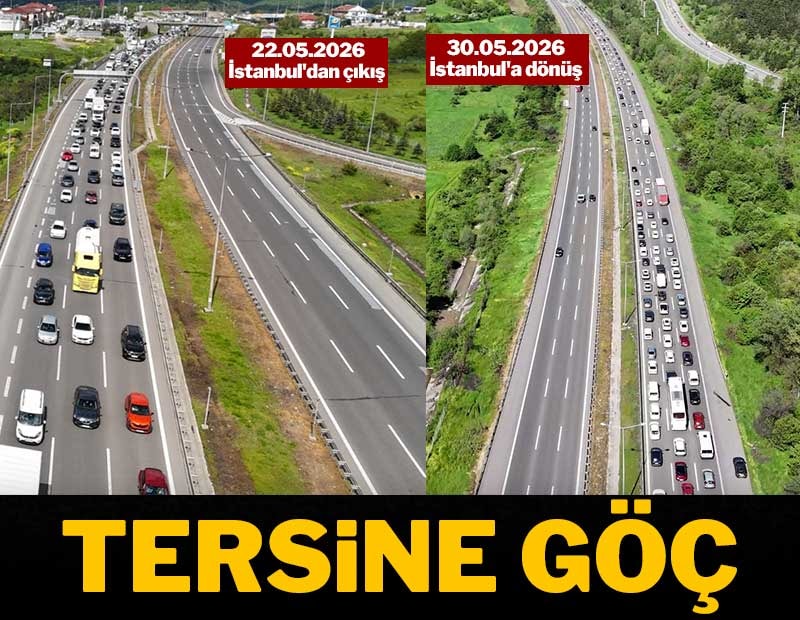 Dönüş çilesi başladı: Kilometrelerce trafik oluştu