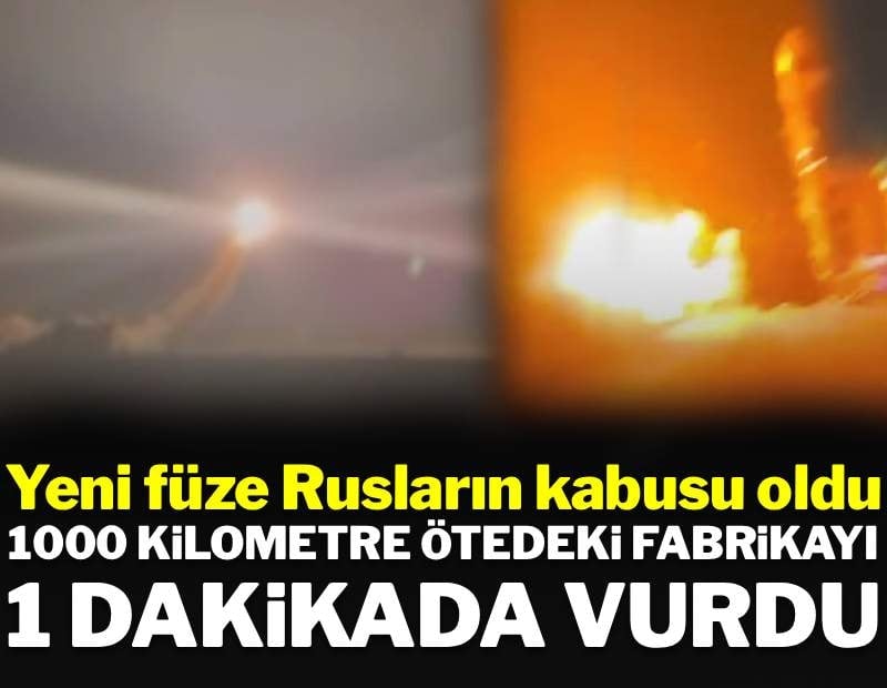 Ukrayna'nın yerli üretim füzeleri Rusların kabusu oldu: 1 dakikada 1000 km ötedeki fabrikayı vurdu