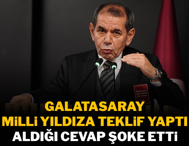 Galatasaray milli yıldızı istedi, aldığı cevap şoke etti!