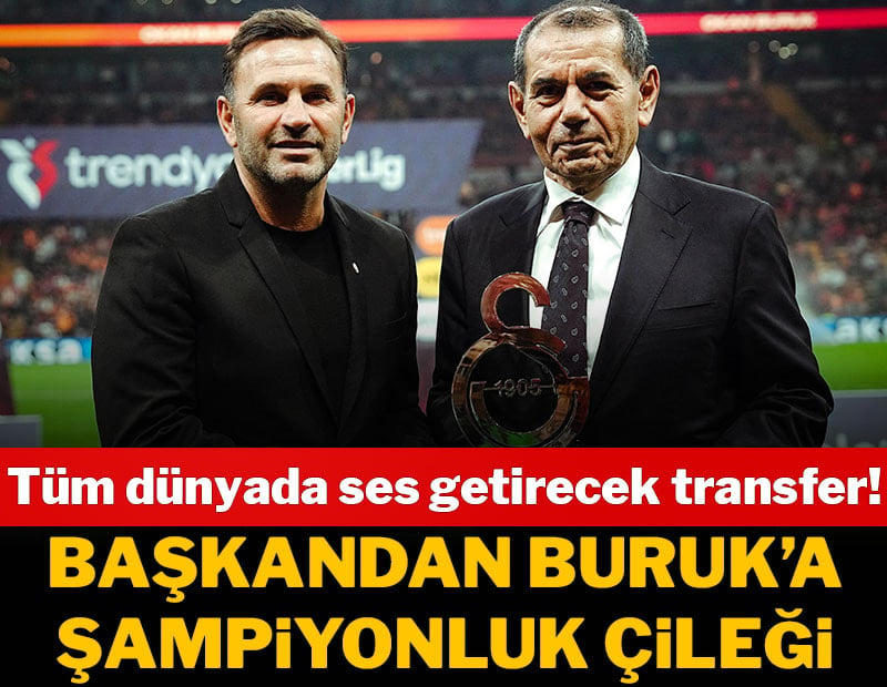 Dursun Özbek'ten Galatasaray'a şampiyonluk çileği!