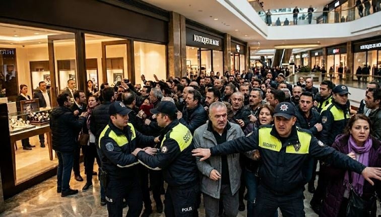 5 yıl sonra çöpe gidecek saat için az kalsın birbirlerini eziyorlardı