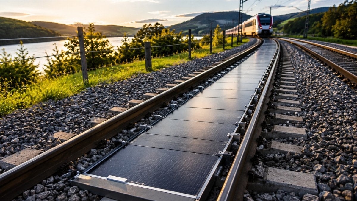 Demiryolu raylarının arasına halı gibi serdiler: Binlerce kilometrelik enerji ağı kurulabilir