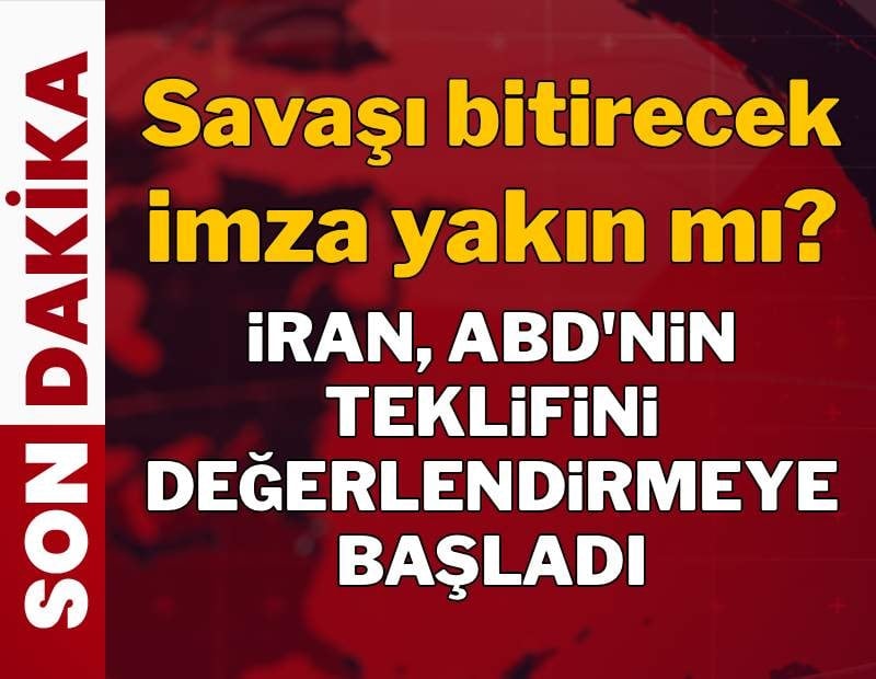 ABD ve İran savaşı biterecek imzayı atmak üzere: İran ilk kez olumlu mesaj verdi