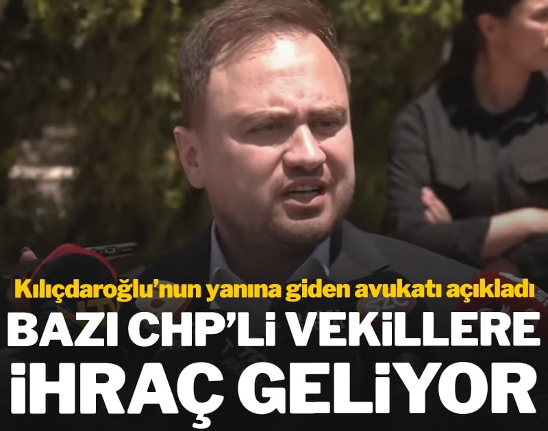 CHP'li vekillere ihraç geliyor