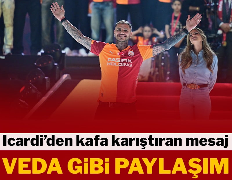 Icardi'den kafa karıştıran mesaj! Veda gibi paylaşım