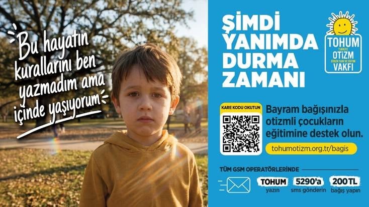Tohum Otizm Vakfı Kurban Bayramı için kampanya başlattı