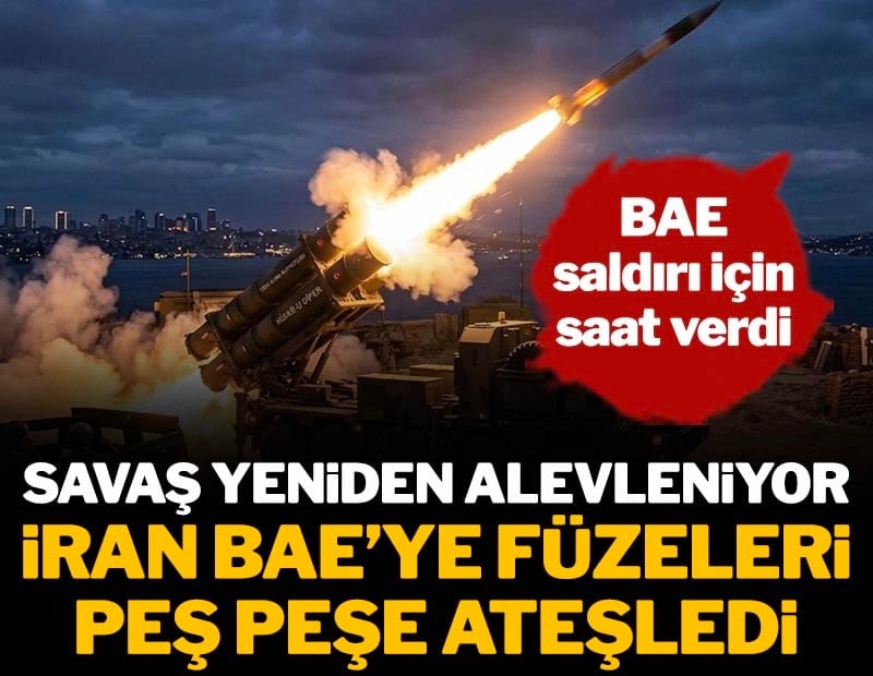 Savaş yeniden alevleniyor: İran peş peşe füzeleri ateşledi