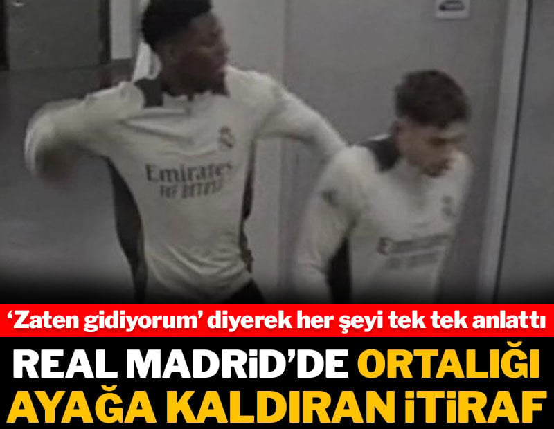 Real Madrid'de ortalığı ayağa kaldıran itiraf