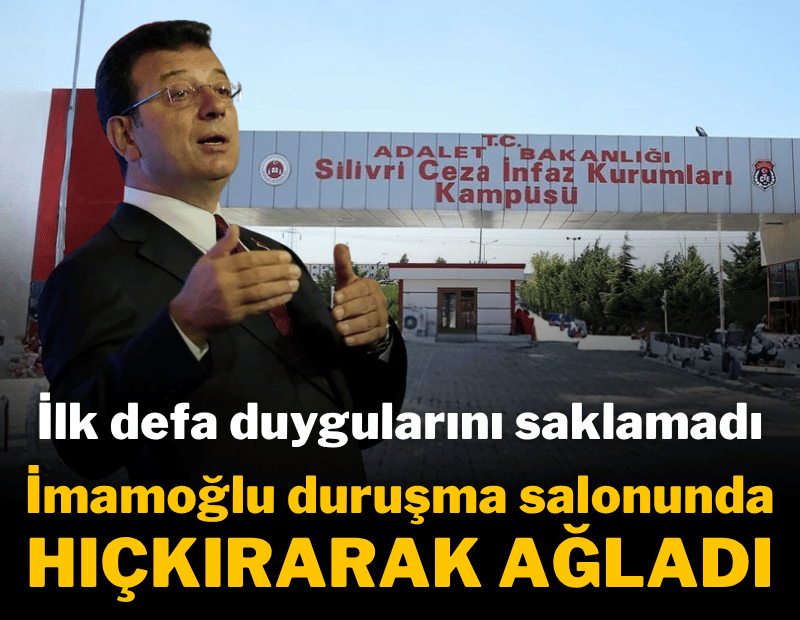 SON DAKİKA | Ekrem İmamoğlu gözyaşlarına hakim olamadı