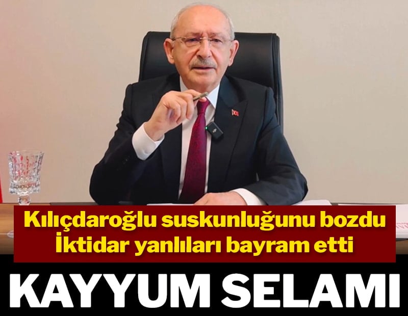Kayyuma selam çaktı