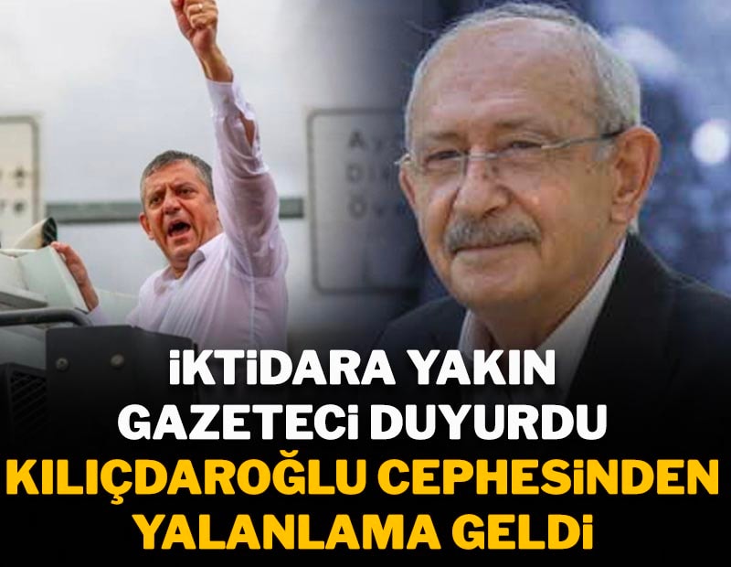 Kılıçdaroğlu Özgür Özel'in mitingini engellemek için Vali'ye başvurduğu iddiasına yalanlama