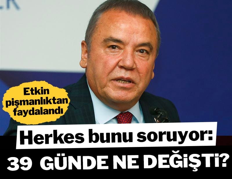 Muhittin Böcek etkin pişmanlıktan faydalandı... Herkes bunu soruyor: 39 günde ne değişti?