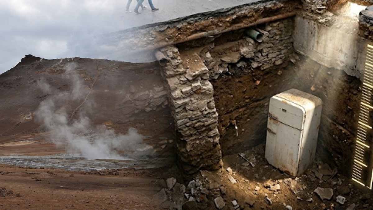 Biz yürürken sadece asfalt sanıyorduk, meğer sokakların tam 11 metre altında buzdolabı varmış